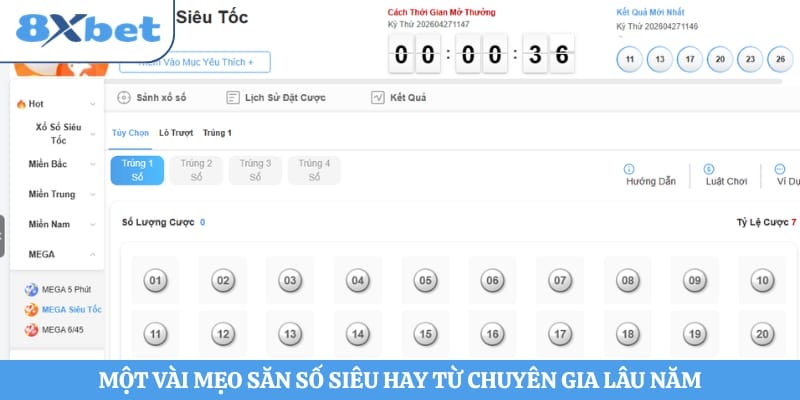 Một vài mẹo săn số siêu hay từ chuyên gia lâu năm
