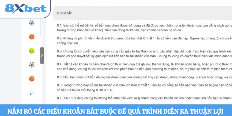 Nắm rõ các điều khoản bắt buộc để quá trình diễn ra thuận lợi