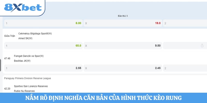 Nắm rõ định nghĩa căn bản của hình thức kèo rung