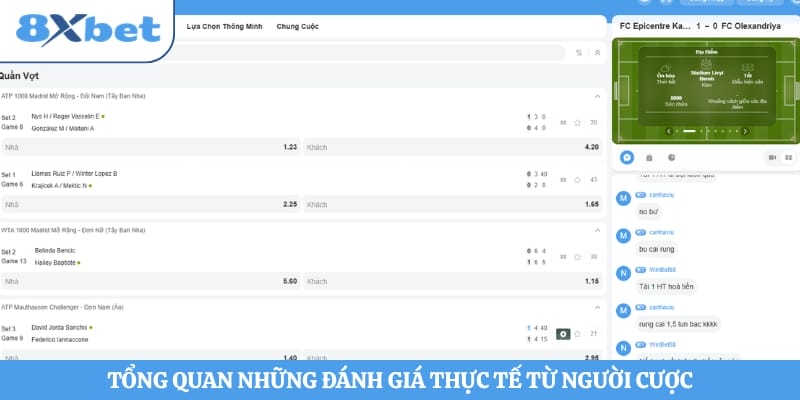 Tổng quan những đánh giá thực tế từ người cược
