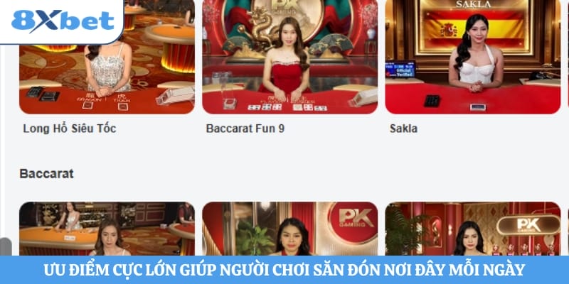 Ưu điểm cực lớn giúp người chơi săn đón nơi đây mỗi ngày