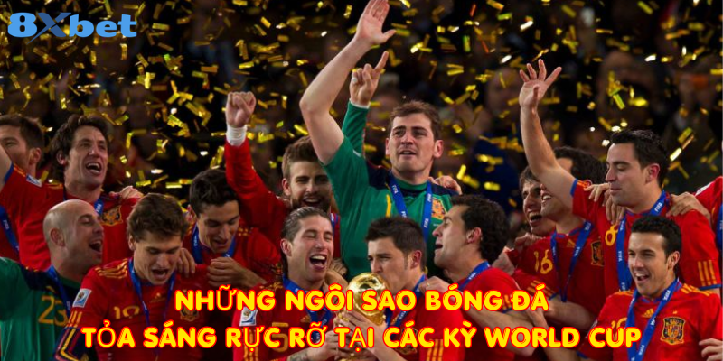 Những ngôi sao bóng đá tỏa sáng rực rỡ tại các kỳ World Cup